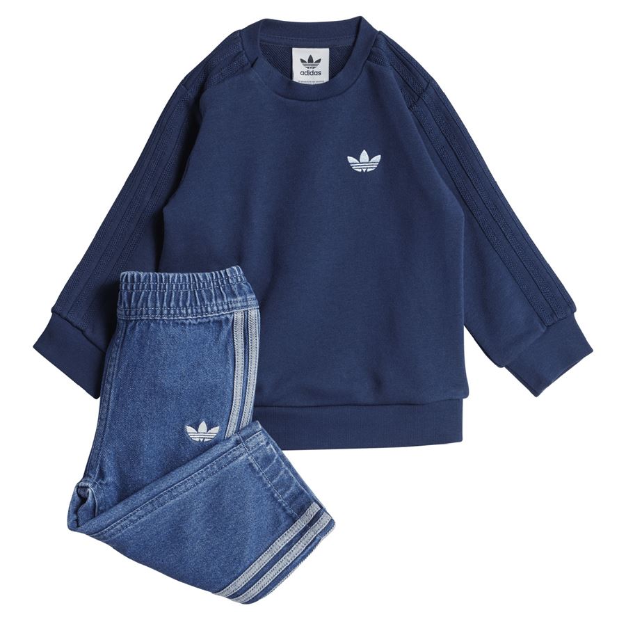 Completo Denim Crew Infant tuta da bambino Adidas | JD5826X